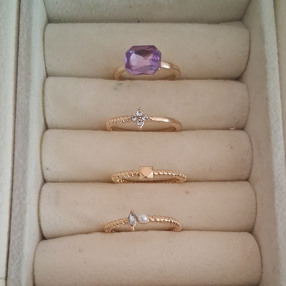4 Rings Set Size 7 And 8